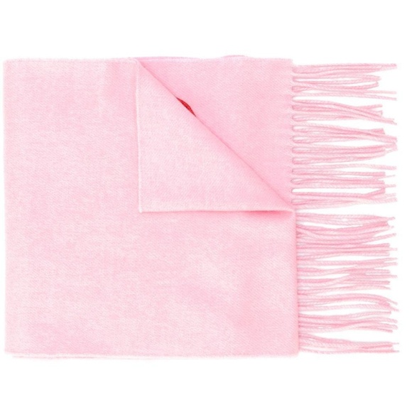 Gucci Cashmere Blend LOVED Pink Scarf - Picture 3 of 5